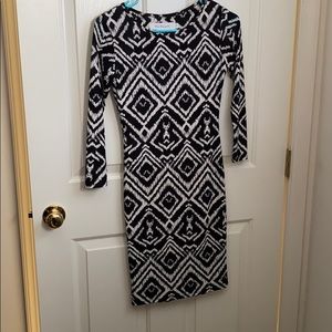 3/4 sleeve pattern dress